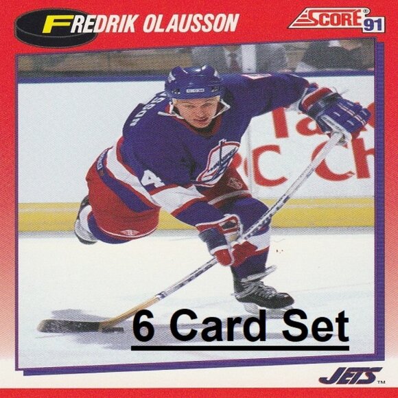 Fredrik Olausson - Winnipeg Jets NHL Hockey Card Collection - Picture 1 of 7